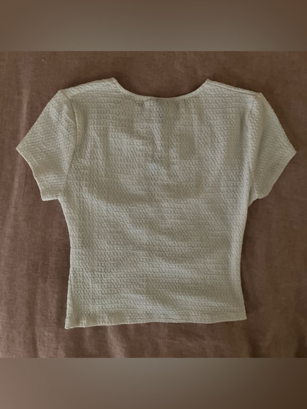 H&M Ruched Top - Cream - Picture 2 of 8